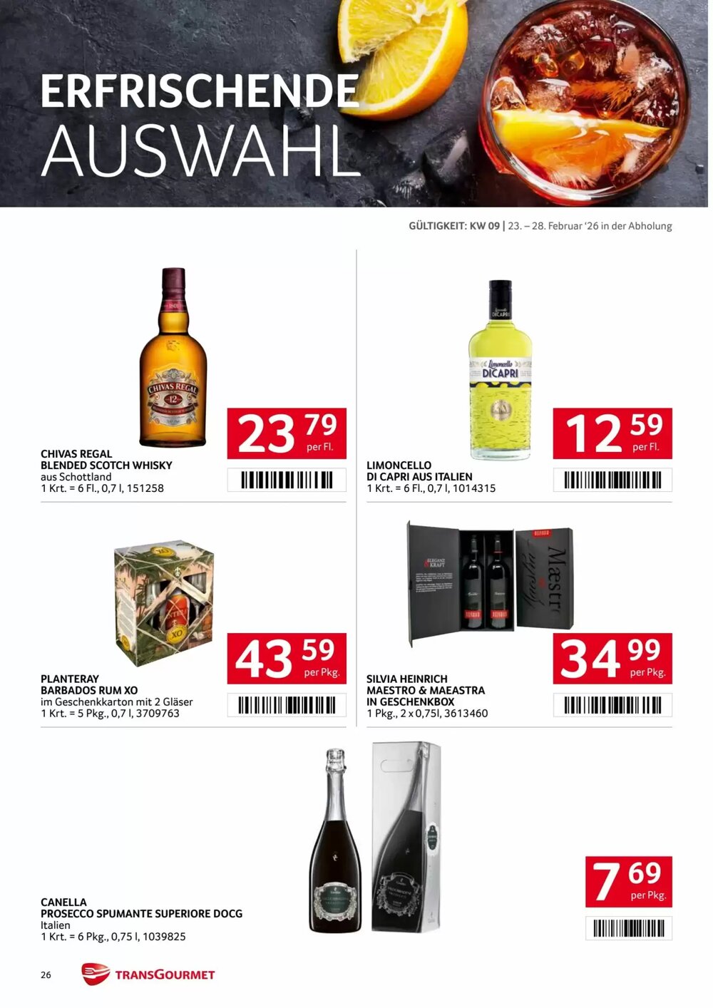 Transgourmet Flugblatt (ab 23.02.2026) - Angebote und Prospekt - Seite 26