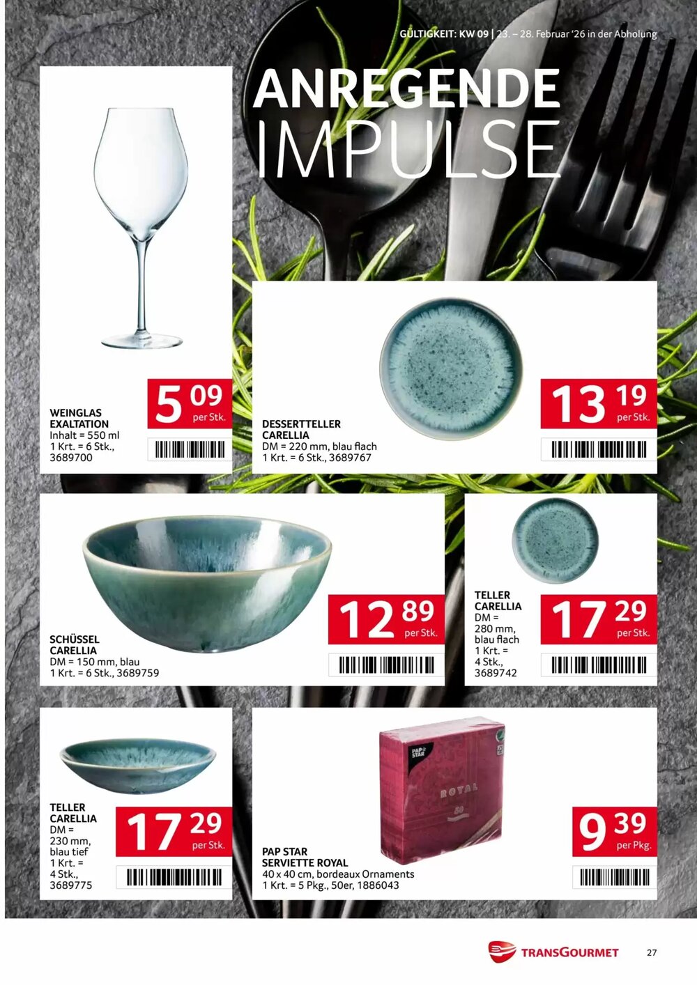 Transgourmet Flugblatt (ab 23.02.2026) - Angebote und Prospekt - Seite 27