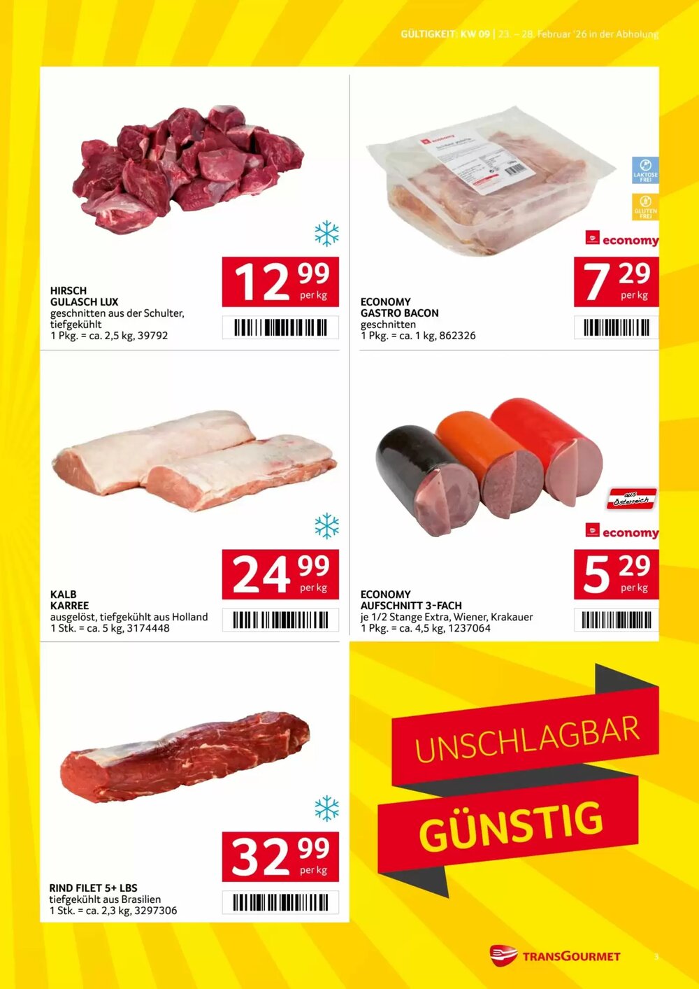 Transgourmet Flugblatt (ab 23.02.2026) - Angebote und Prospekt - Seite 3