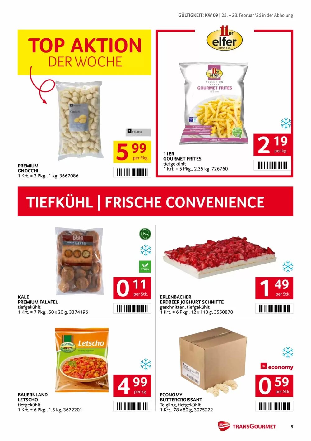 Transgourmet Flugblatt (ab 23.02.2026) - Angebote und Prospekt - Seite 9