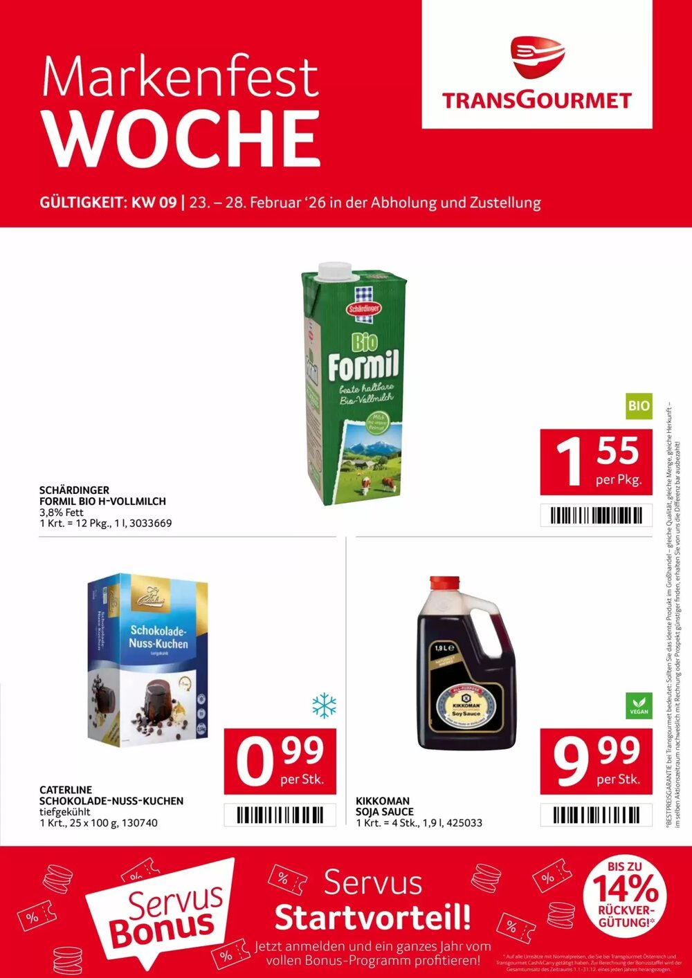 Transgourmet Flugblatt (ab 23.02.2026) - Angebote und Prospekt - Seite 1