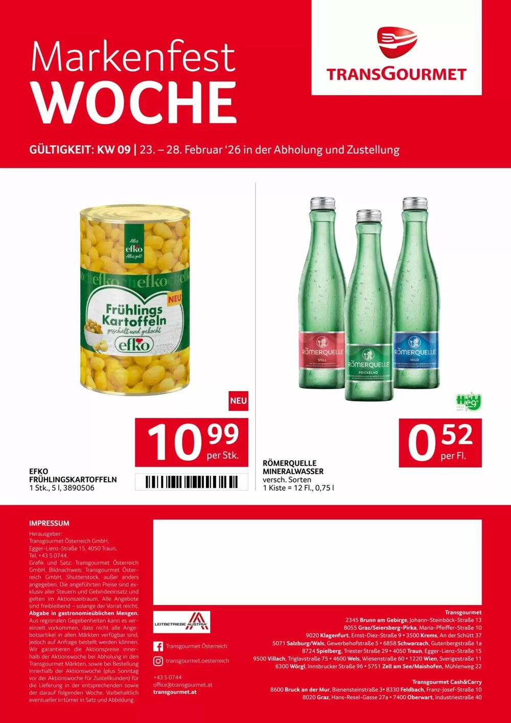 Transgourmet Flugblatt (ab 23.02.2026) - Angebote und Prospekt - Seite 12