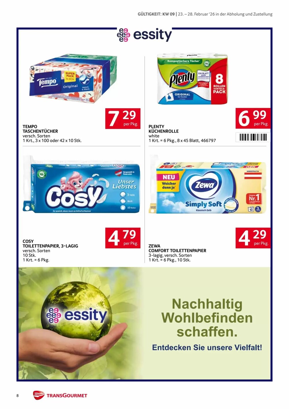 Transgourmet Flugblatt (ab 23.02.2026) - Angebote und Prospekt - Seite 8