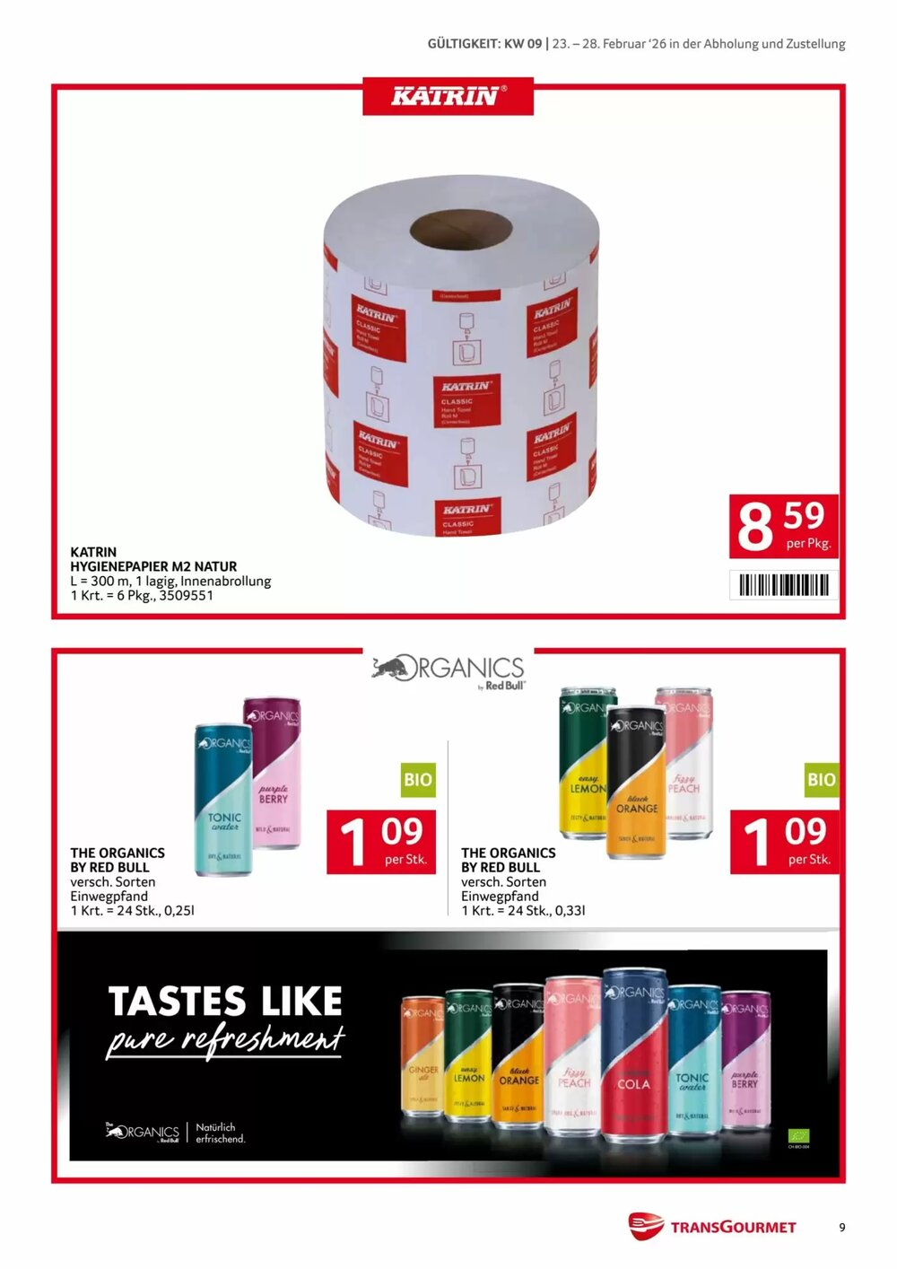 Transgourmet Flugblatt (ab 23.02.2026) - Angebote und Prospekt - Seite 9