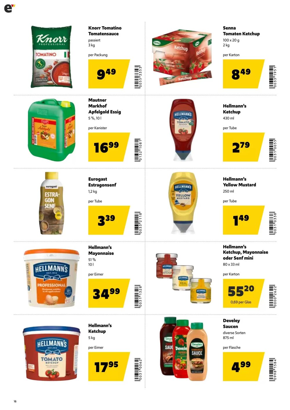 Eurogast Grissemann Flugblatt (ab 23.02.2026) - Angebote und Prospekt - Seite 16