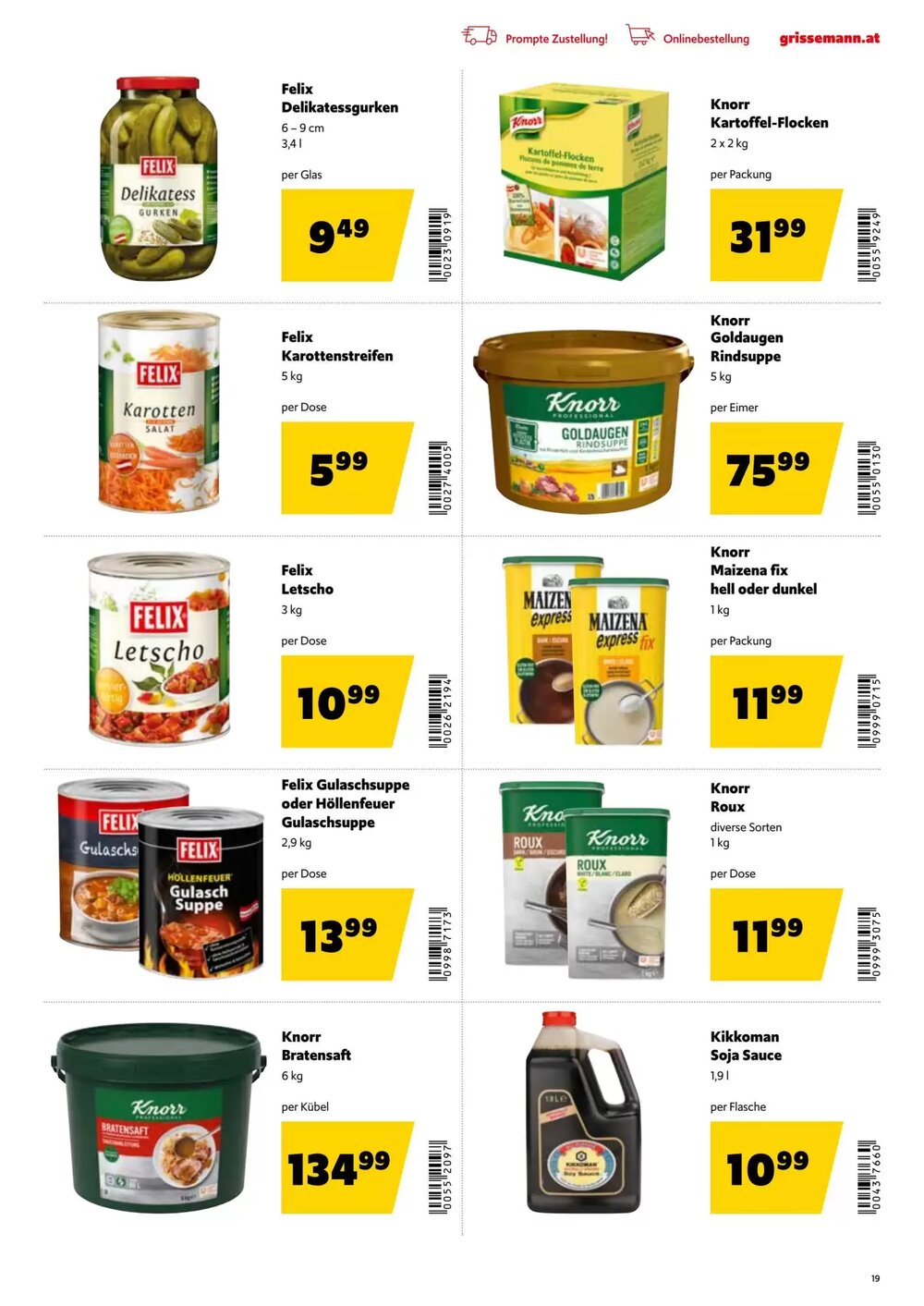 Eurogast Grissemann Flugblatt (ab 23.02.2026) - Angebote und Prospekt - Seite 19