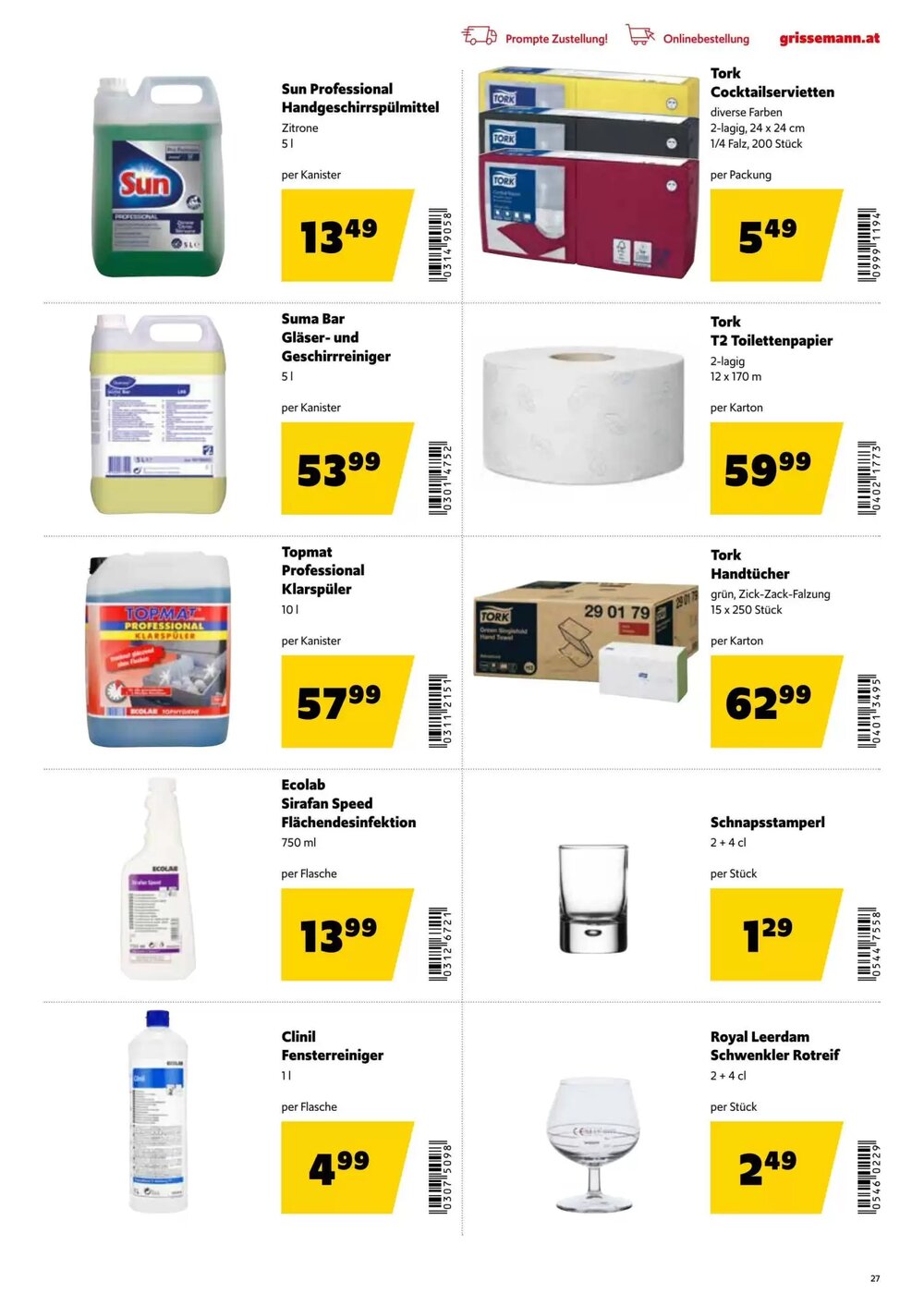 Eurogast Grissemann Flugblatt (ab 23.02.2026) - Angebote und Prospekt - Seite 27