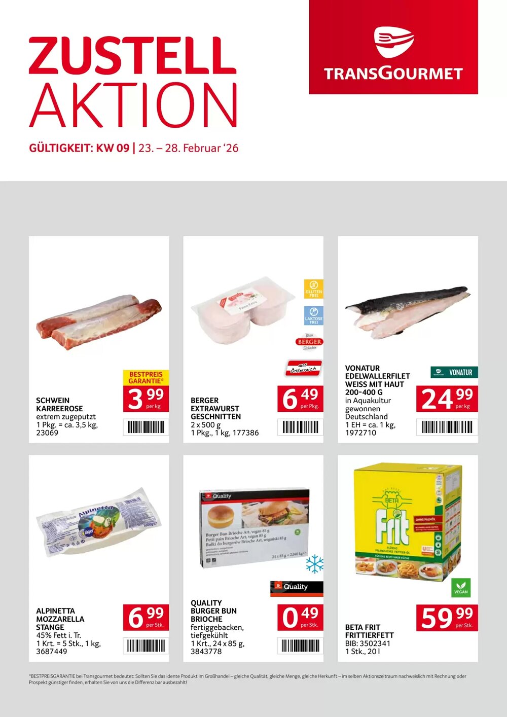 Transgourmet Flugblatt (ab 23.02.2026) - Angebote und Prospekt - Seite 1