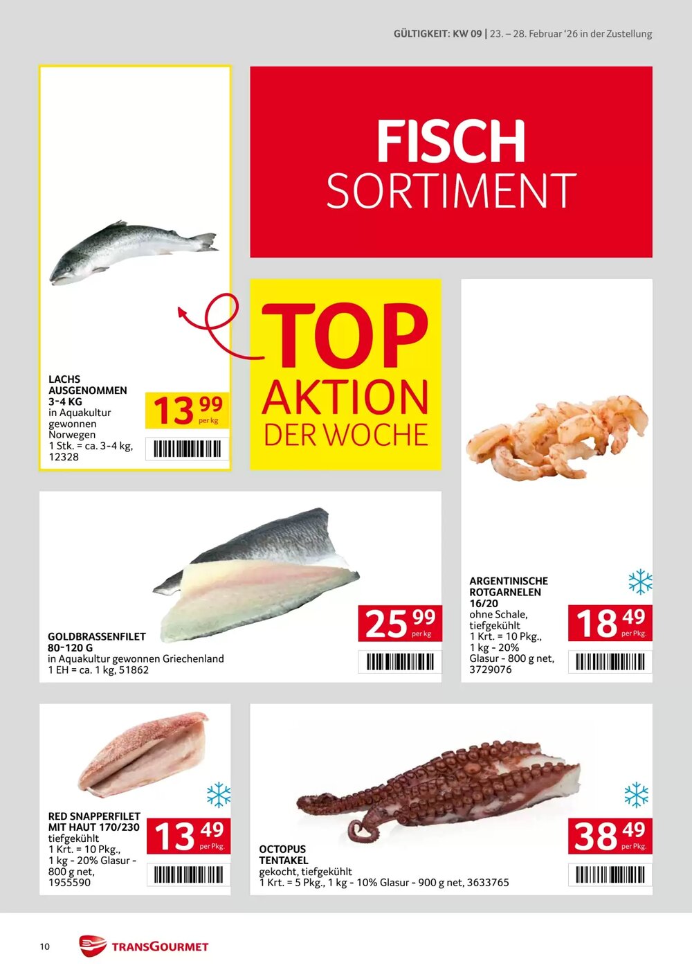 Transgourmet Flugblatt (ab 23.02.2026) - Angebote und Prospekt - Seite 10