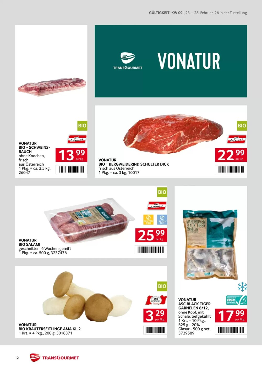 Transgourmet Flugblatt (ab 23.02.2026) - Angebote und Prospekt - Seite 12