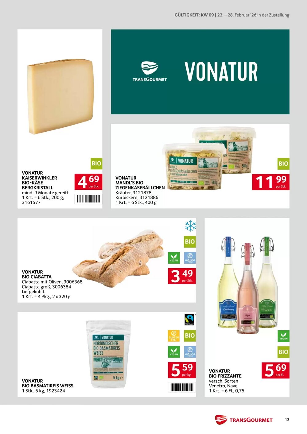 Transgourmet Flugblatt (ab 23.02.2026) - Angebote und Prospekt - Seite 13
