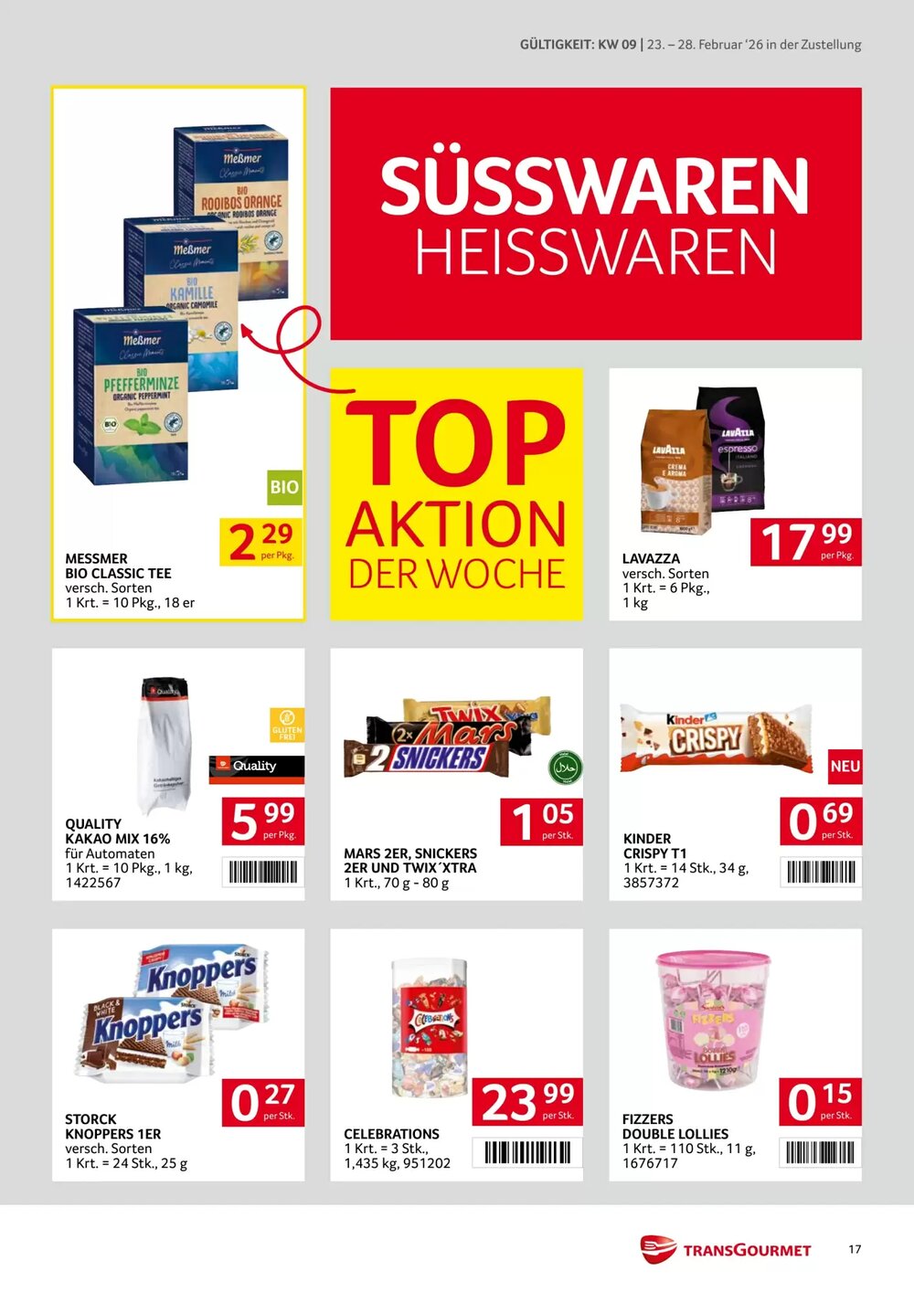 Transgourmet Flugblatt (ab 23.02.2026) - Angebote und Prospekt - Seite 17