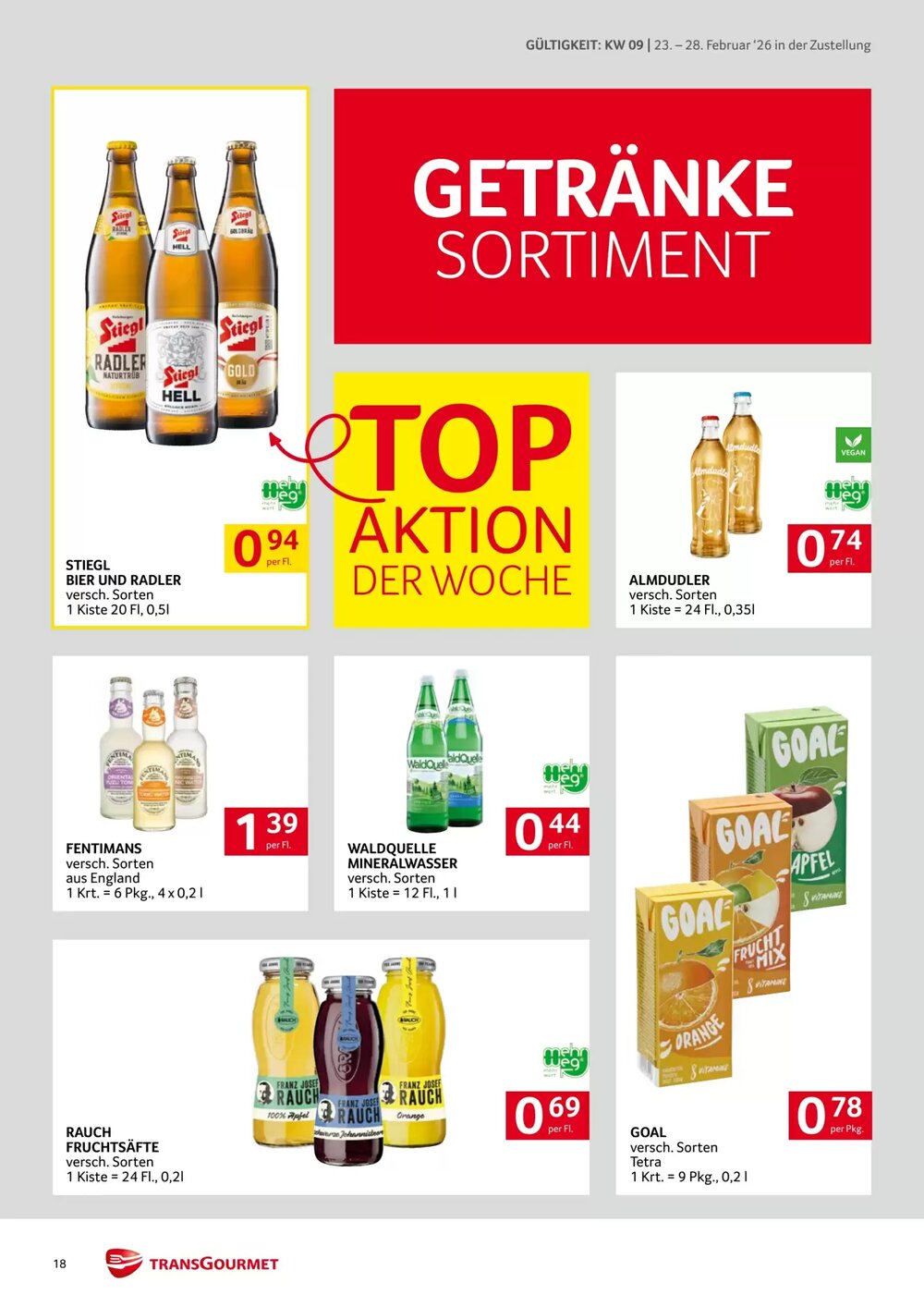 Transgourmet Flugblatt (ab 23.02.2026) - Angebote und Prospekt - Seite 18