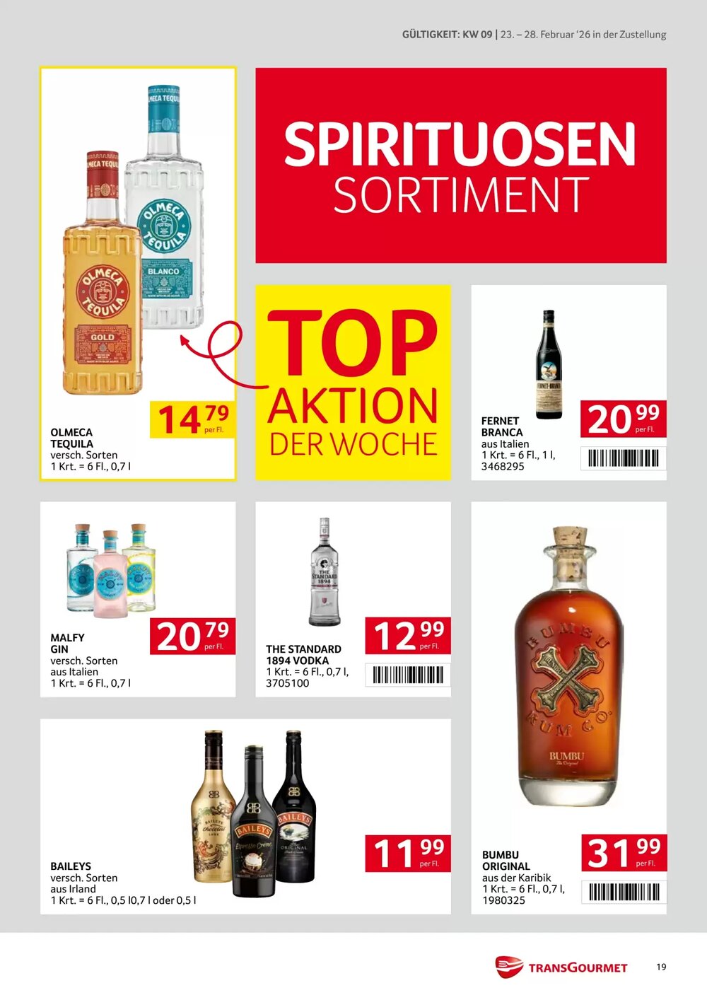 Transgourmet Flugblatt (ab 23.02.2026) - Angebote und Prospekt - Seite 19