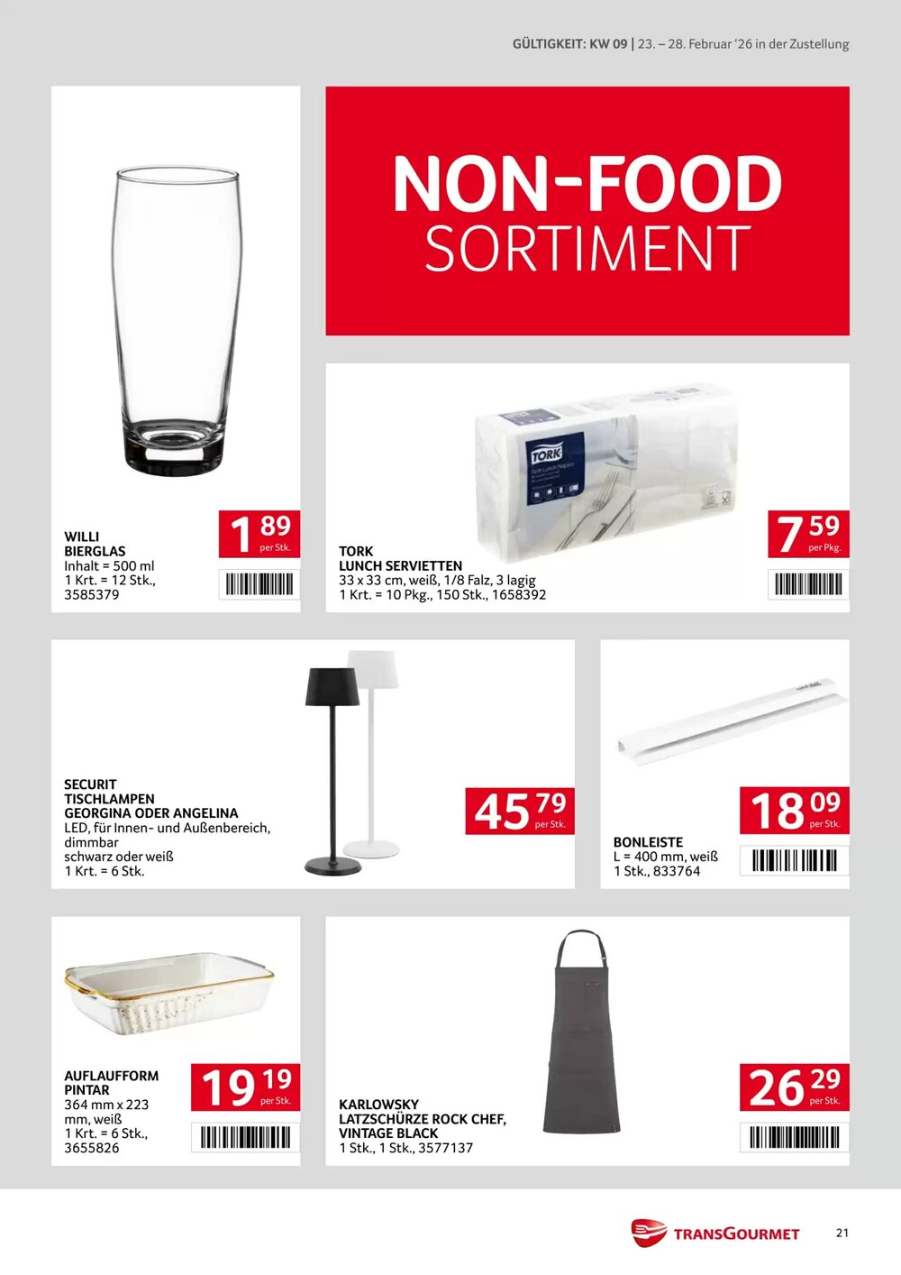 Transgourmet Flugblatt (ab 23.02.2026) - Angebote und Prospekt - Seite 21