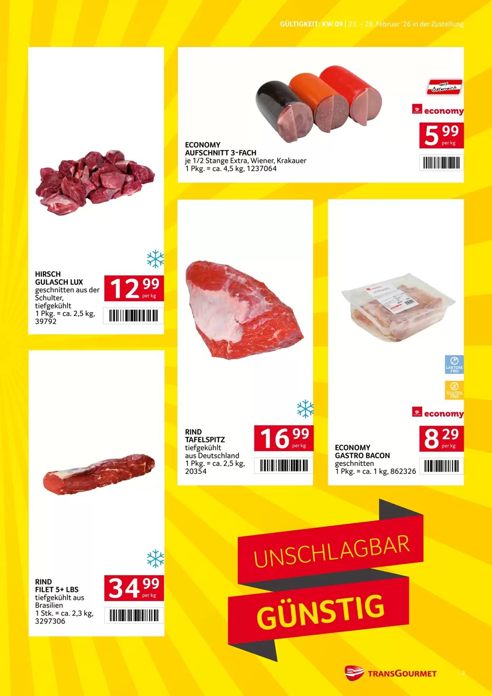 Transgourmet Flugblatt (ab 23.02.2026) - Angebote und Prospekt - Seite 3