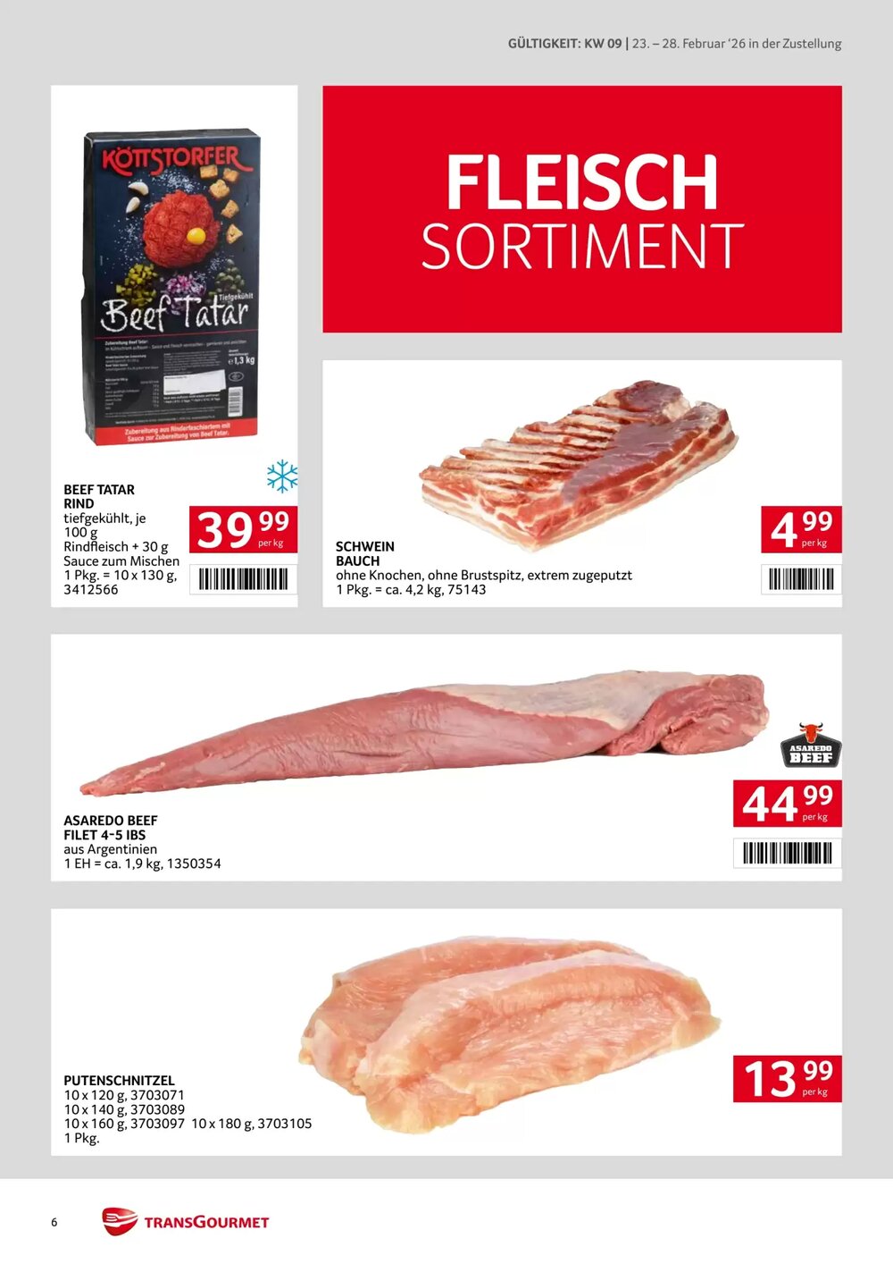 Transgourmet Flugblatt (ab 23.02.2026) - Angebote und Prospekt - Seite 6