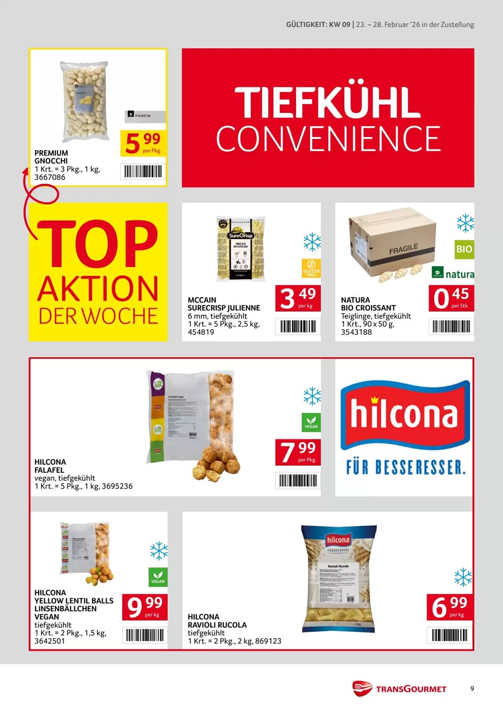 Transgourmet Flugblatt (ab 23.02.2026) - Angebote und Prospekt - Seite 9