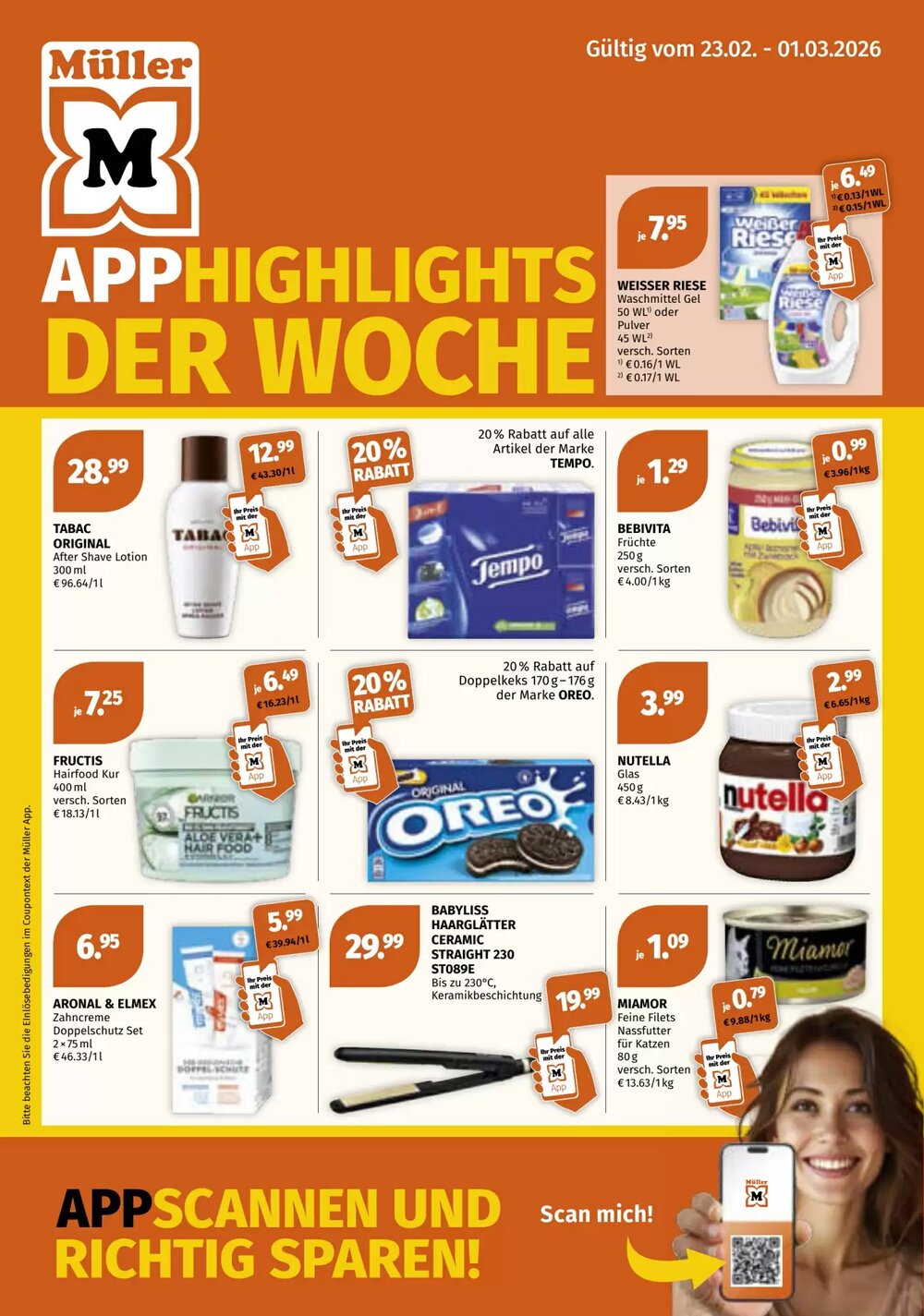 Müller Flugblatt (ab 23.02.2026) - Angebote und Prospekt - Seite 1