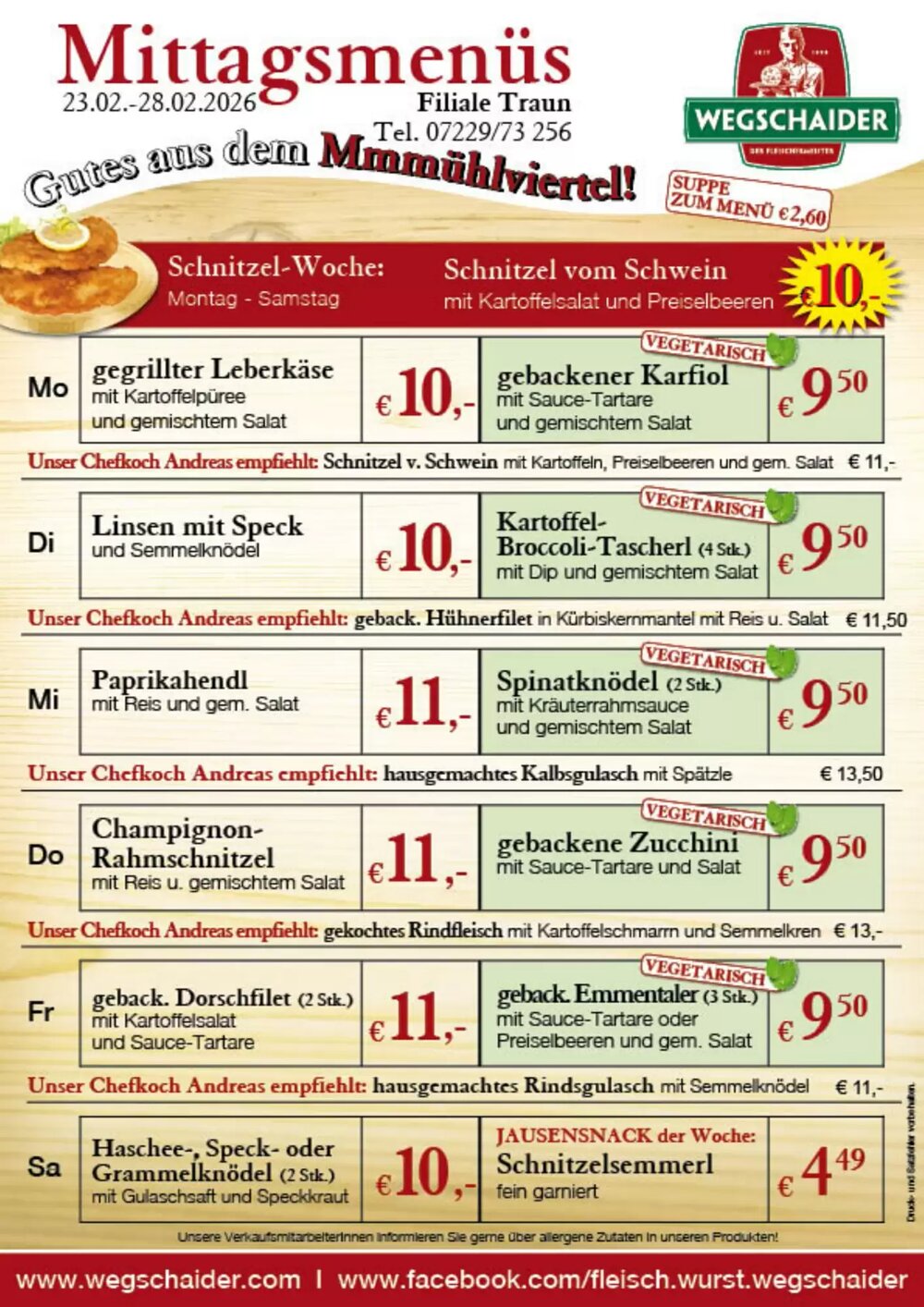 Wegschaider Flugblatt (ab 23.02.2026) - Angebote und Prospekt - Seite 5