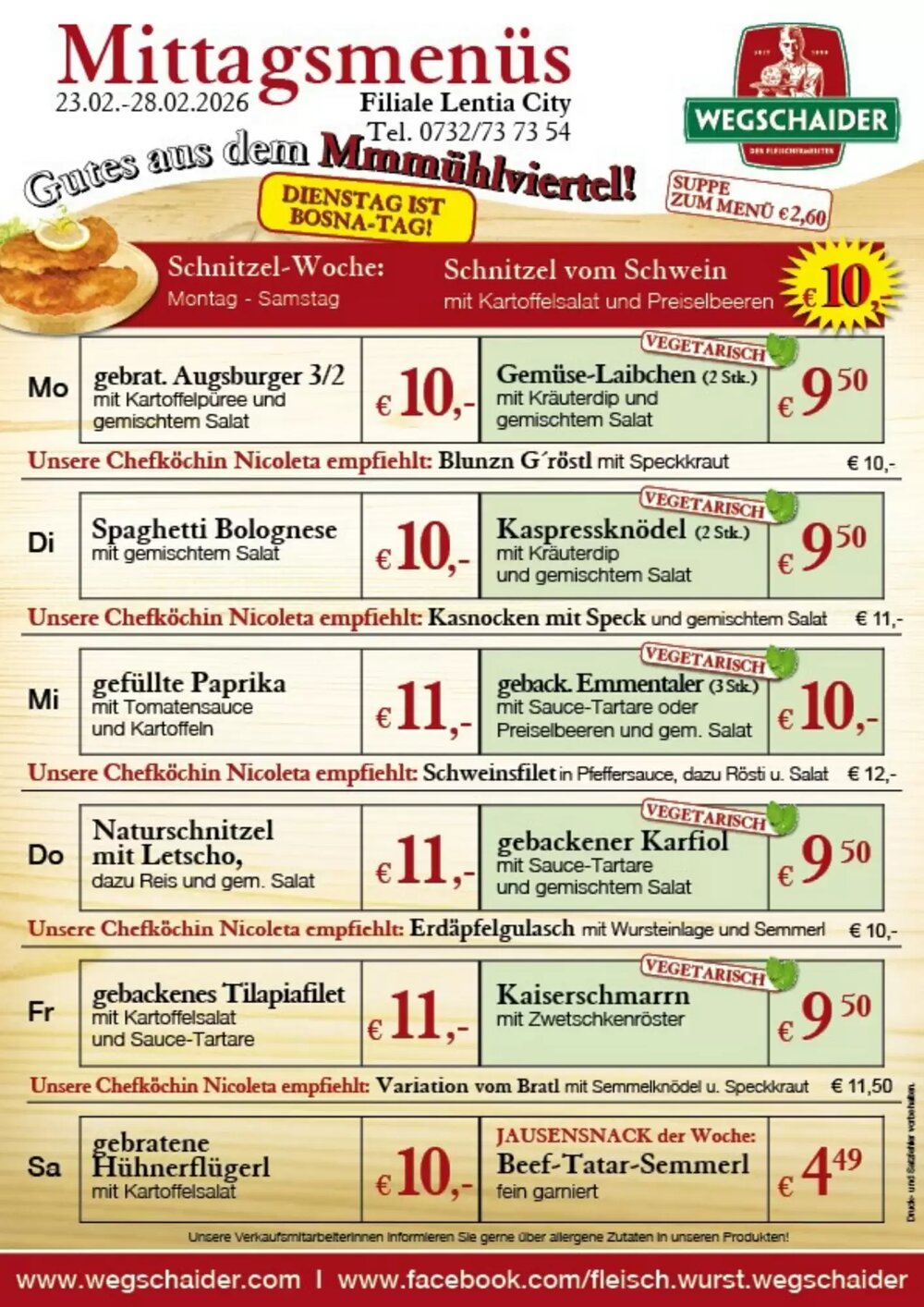 Wegschaider Flugblatt (ab 23.02.2026) - Angebote und Prospekt - Seite 8