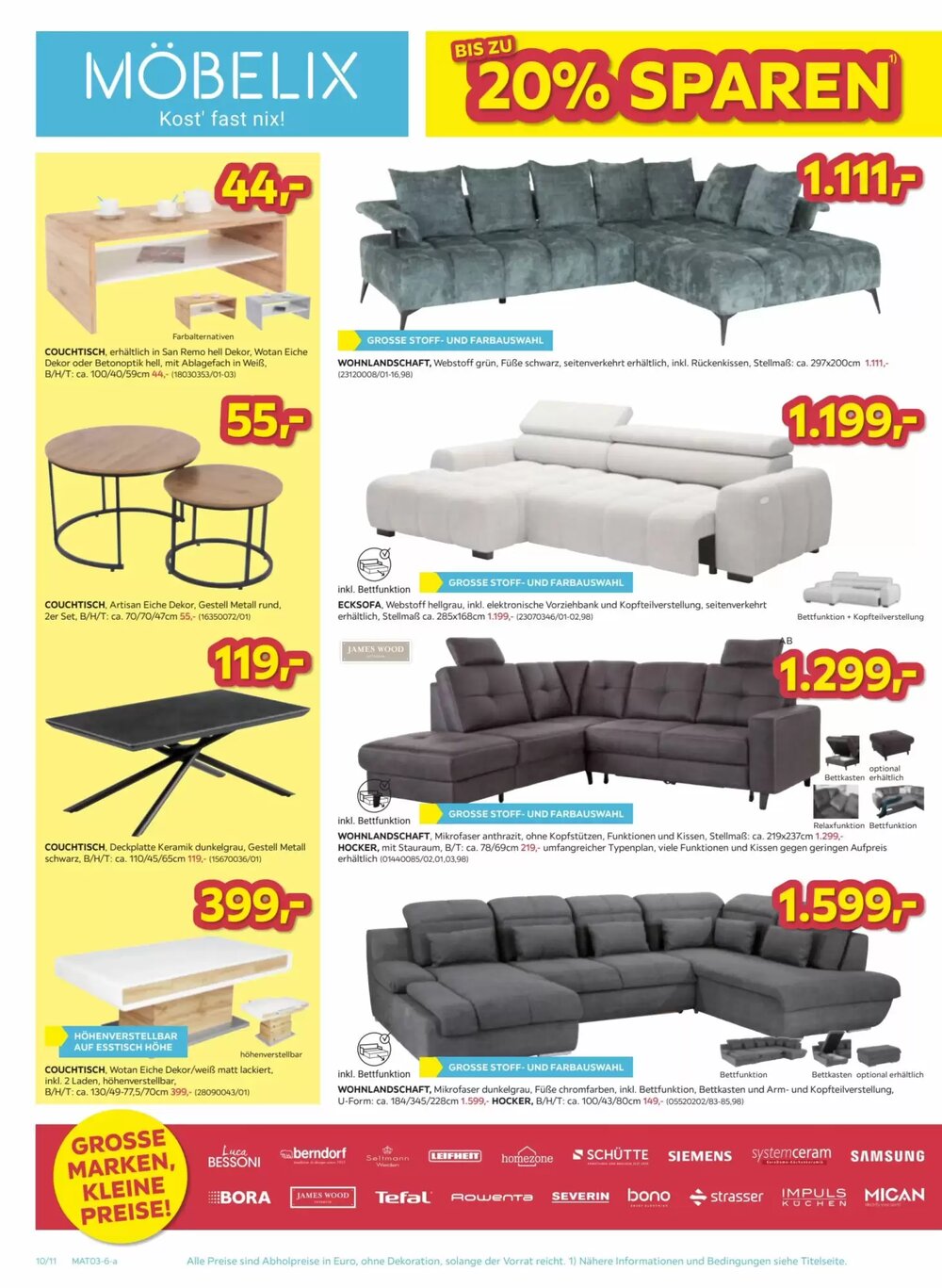Möbelix Flugblatt (ab 24.02.2026) - Angebote und Prospekt - Seite 10