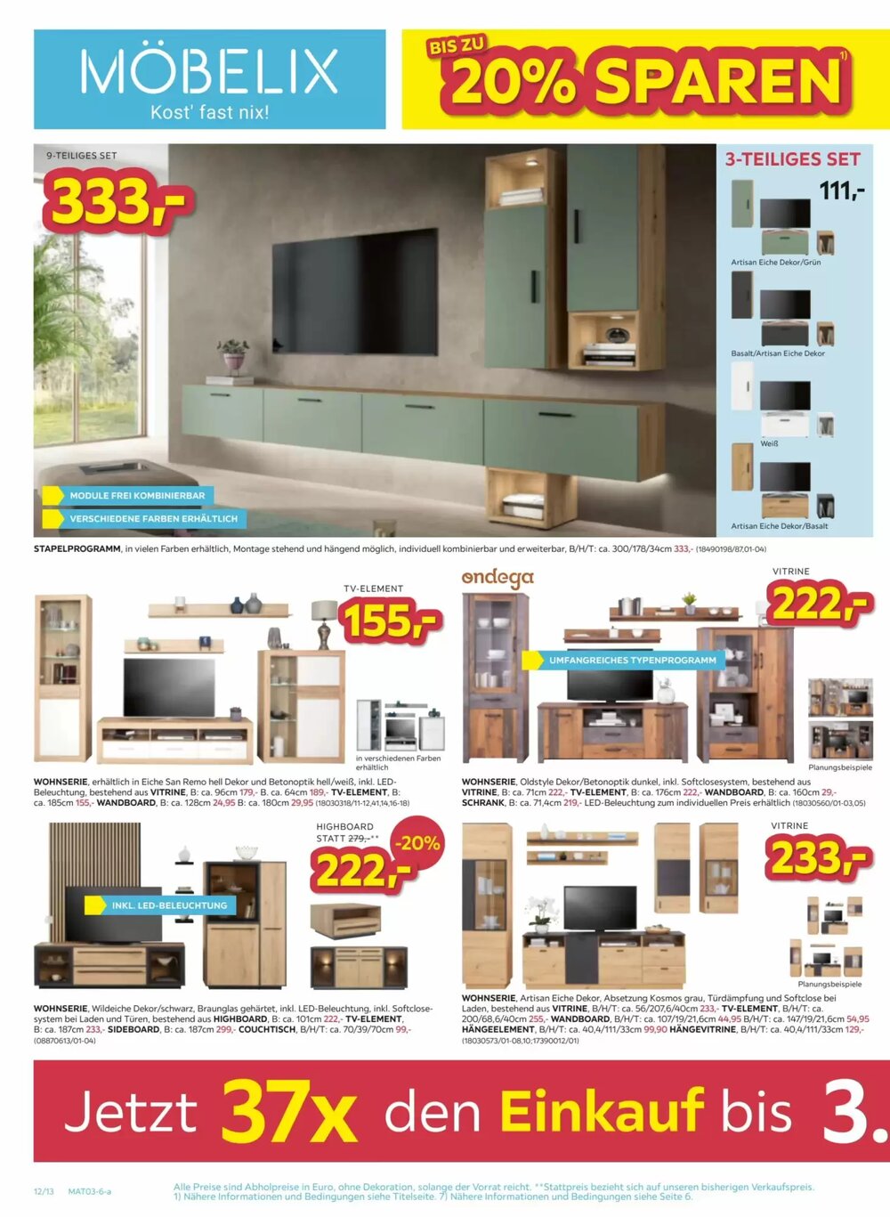 Möbelix Flugblatt (ab 24.02.2026) - Angebote und Prospekt - Seite 12
