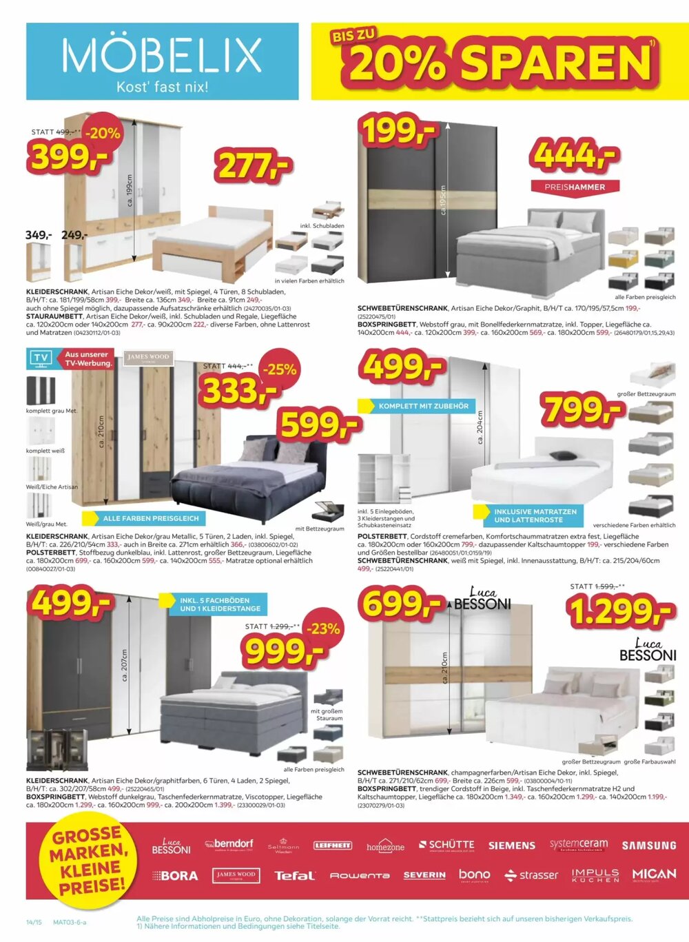 Möbelix Flugblatt (ab 24.02.2026) - Angebote und Prospekt - Seite 14