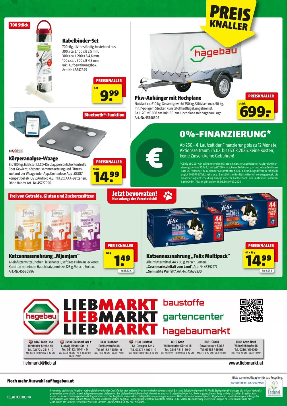 Liebmarkt Flugblatt (ab 24.02.2026) - Angebote und Prospekt - Seite 16