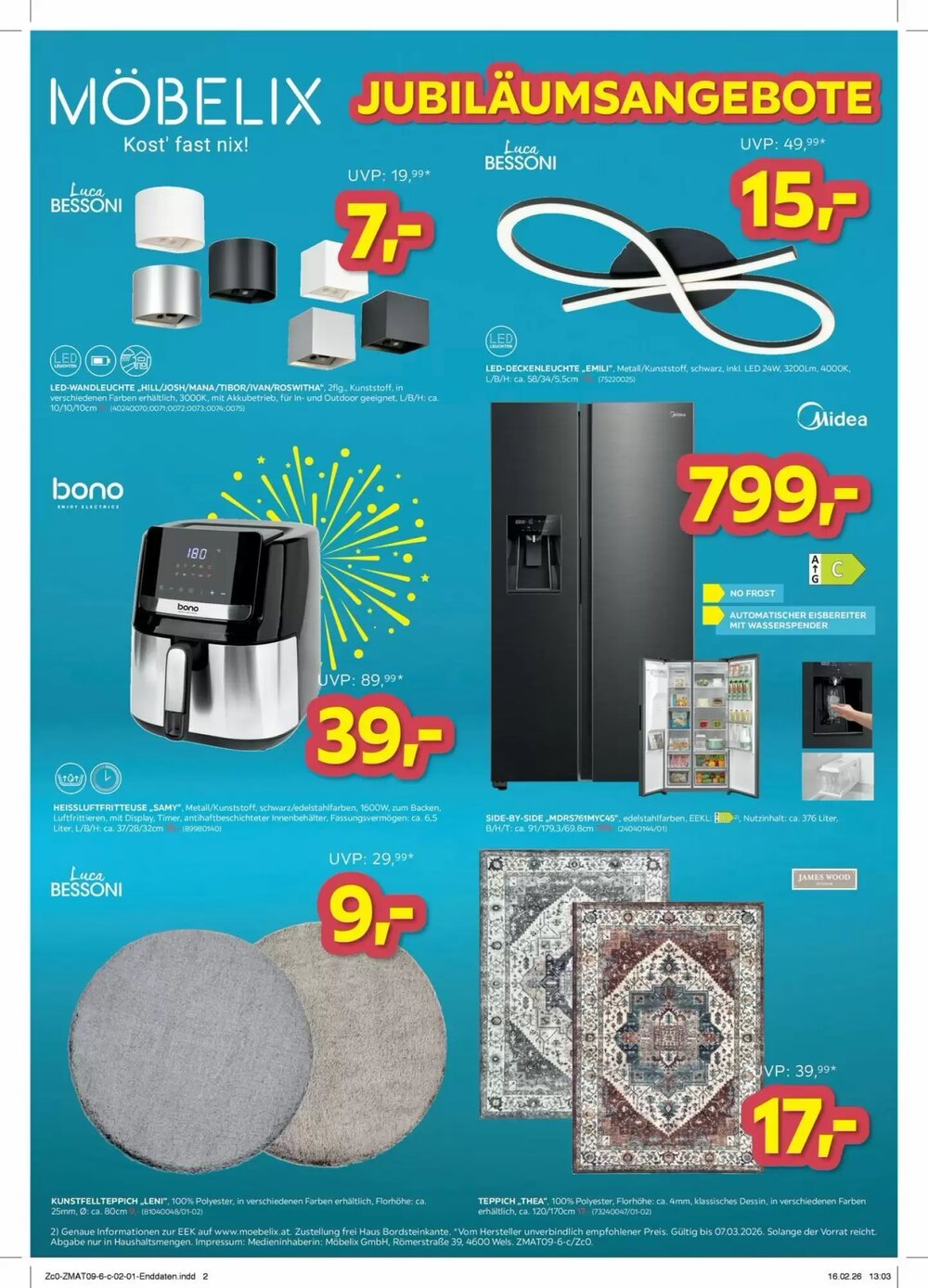 Möbelix Flugblatt (ab 24.02.2026) - Angebote und Prospekt - Seite 1