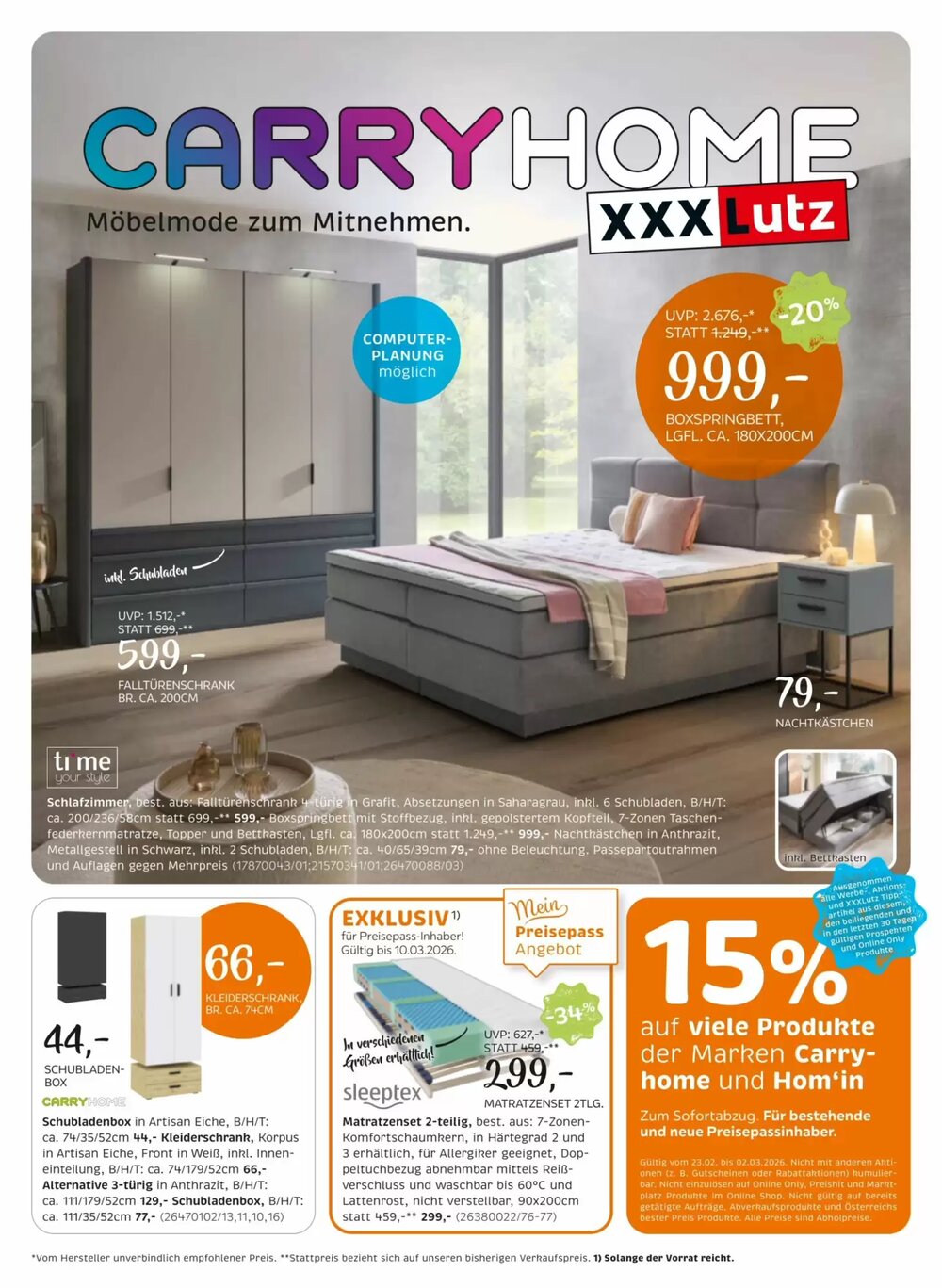 XXXLutz Flugblatt (ab 24.02.2026) - Angebote und Prospekt - Seite 1