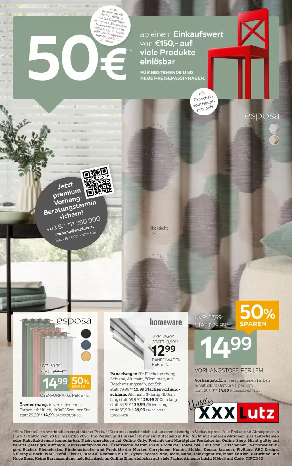 XXXLutz Flugblatt (ab 24.02.2026) - Angebote und Prospekt - Seite 1
