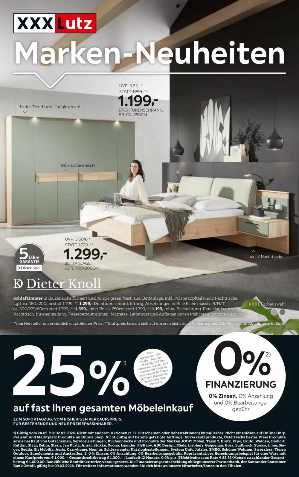 XXXLutz Flugblatt (ab 24.02.2026) - Angebote und Prospekt - Seite 1