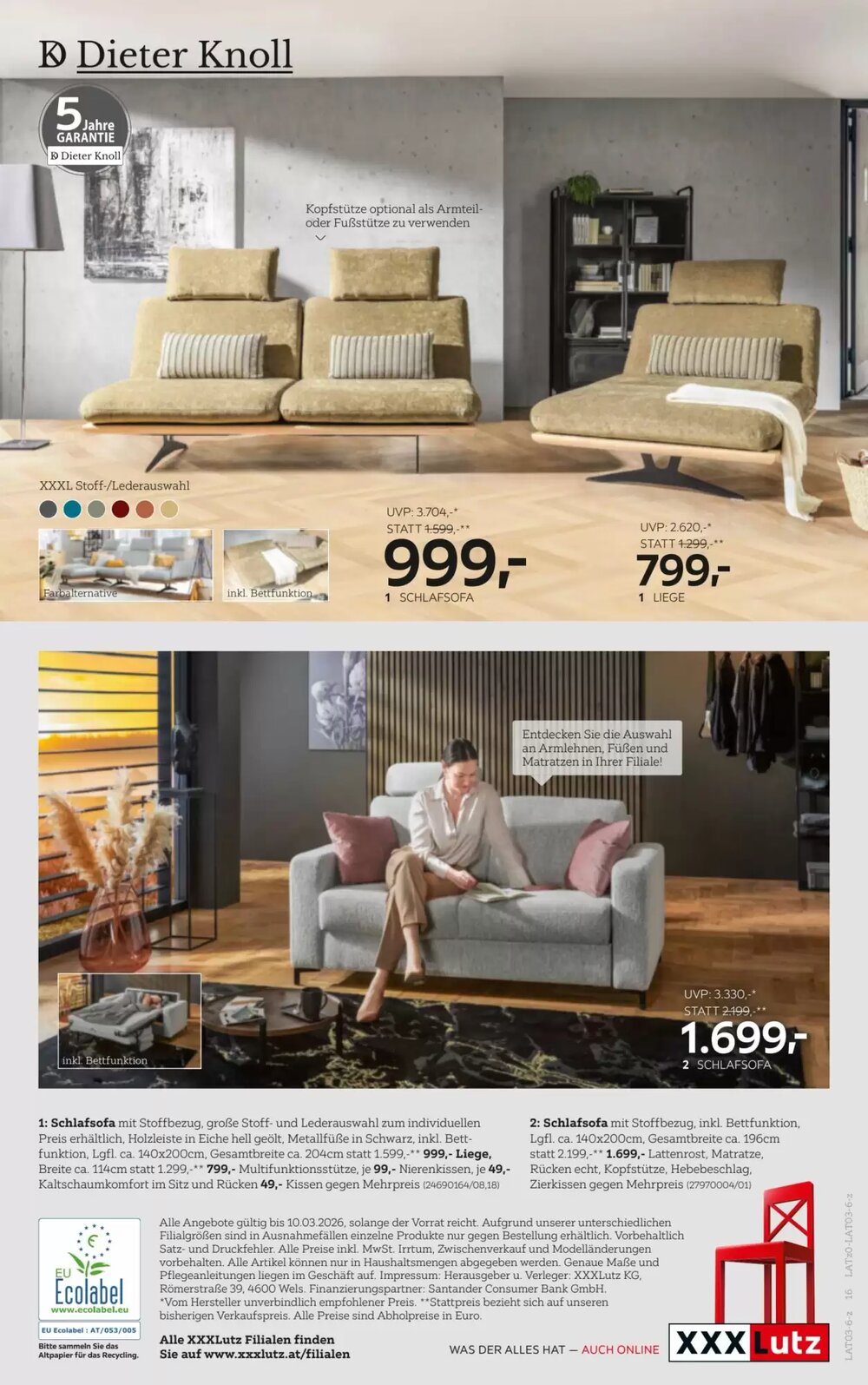XXXLutz Flugblatt (ab 24.02.2026) - Angebote und Prospekt - Seite 16