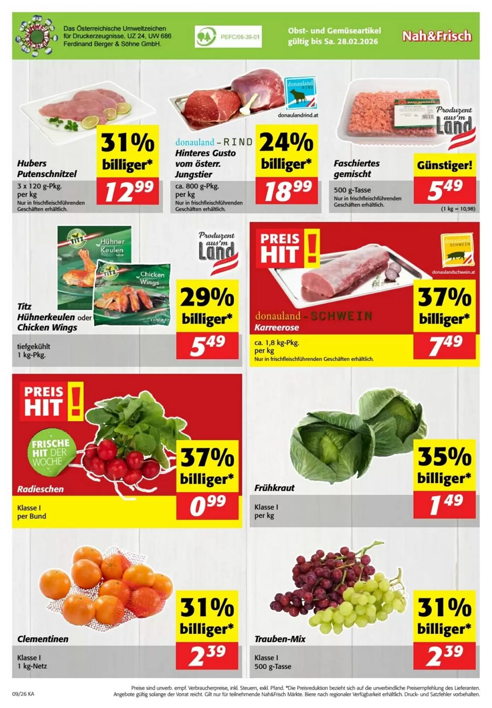 Nah&Frisch Flugblatt (ab 25.02.2026) - Angebote und Prospekt - Seite 8