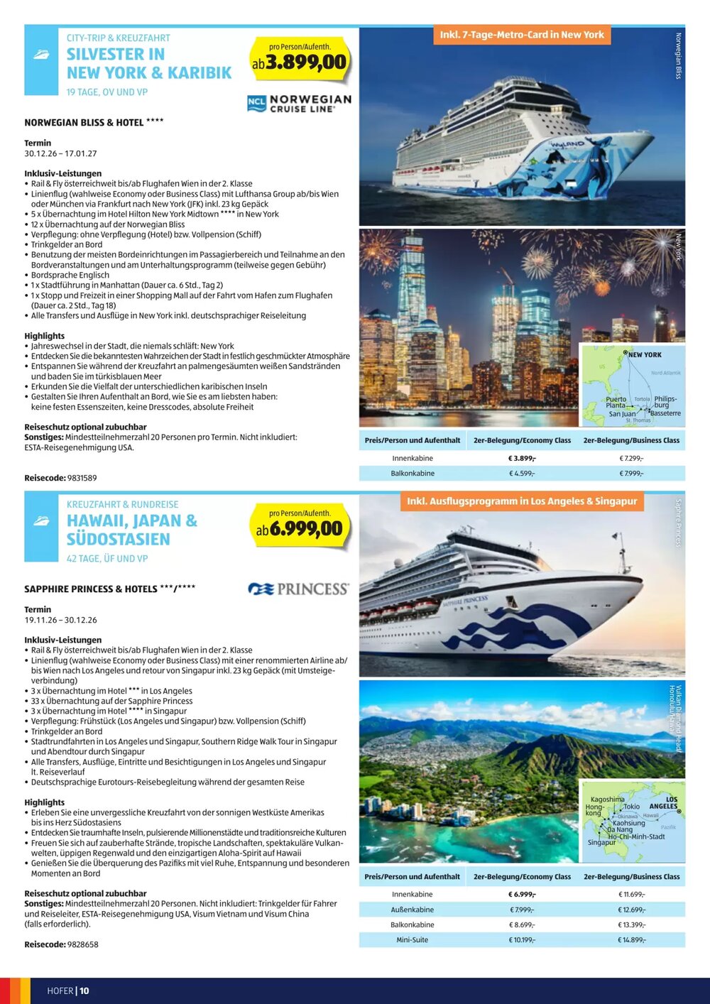 Hofer Reisen Flugblatt (ab 25.02.2026) - Angebote und Prospekt - Seite 10