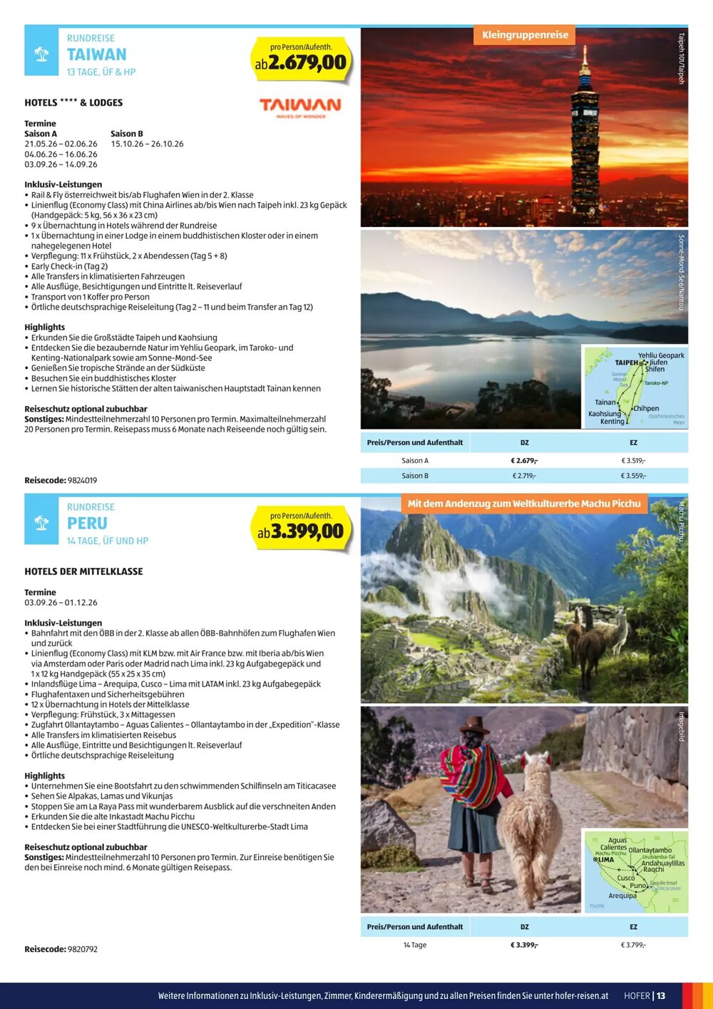 Hofer Reisen Flugblatt (ab 25.02.2026) - Angebote und Prospekt - Seite 13