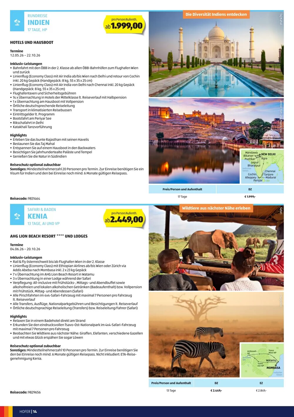 Hofer Reisen Flugblatt (ab 25.02.2026) - Angebote und Prospekt - Seite 14