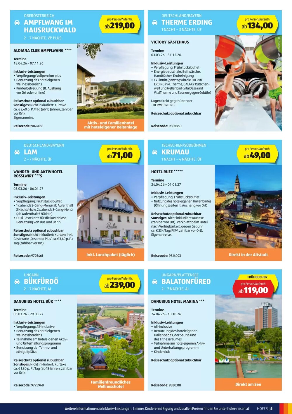 Hofer Reisen Flugblatt (ab 25.02.2026) - Angebote und Prospekt - Seite 5