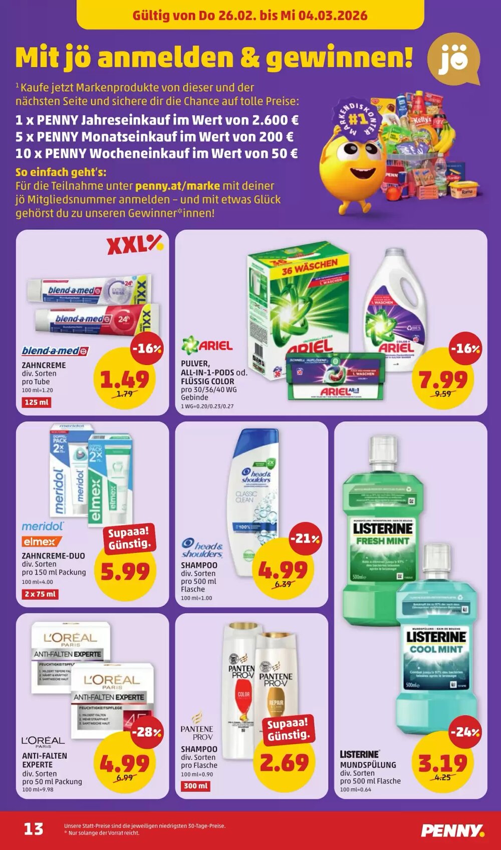 PENNY Flugblatt (ab 26.02.2026) - Angebote und Prospekt - Seite 13