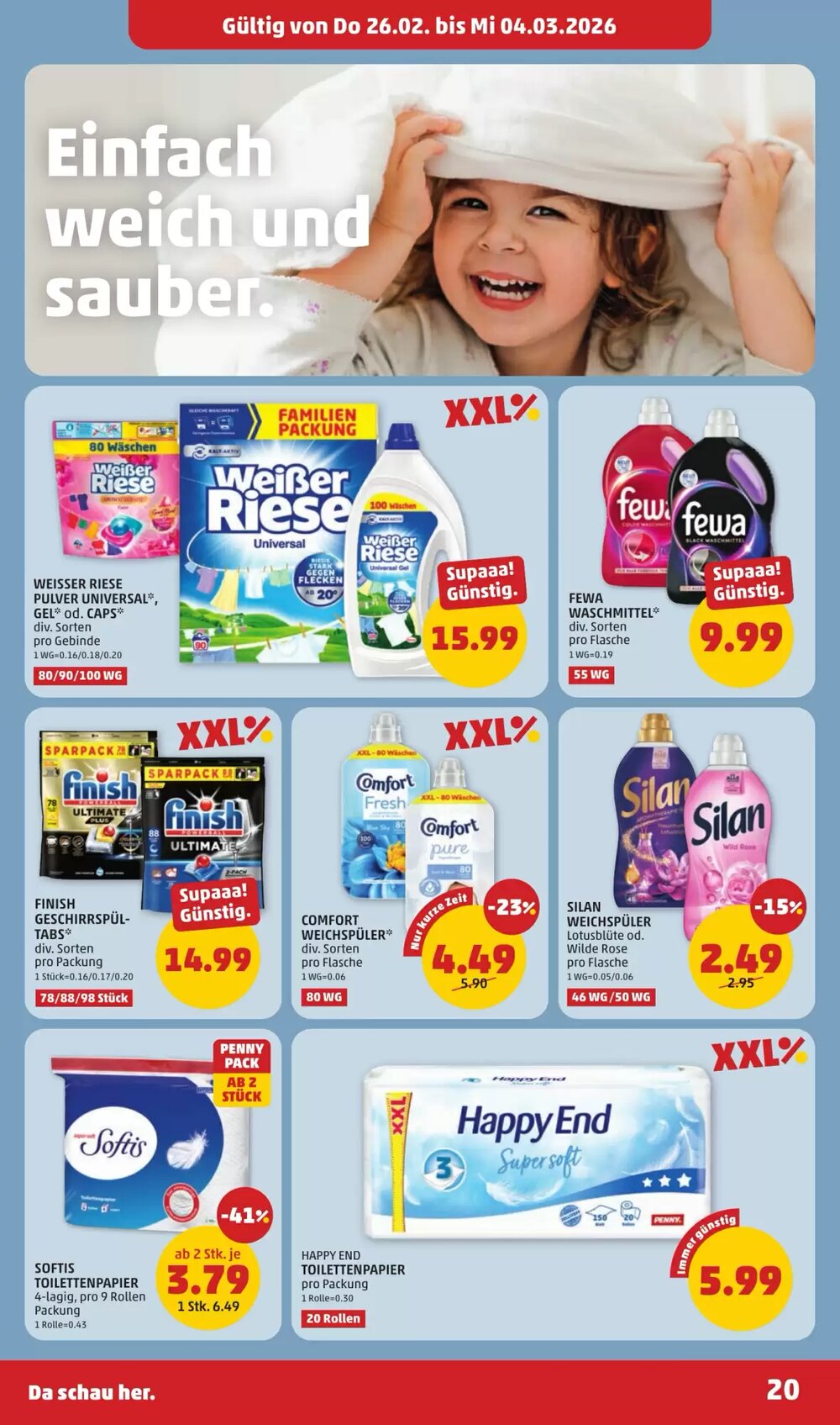 PENNY Flugblatt (ab 26.02.2026) - Angebote und Prospekt - Seite 20