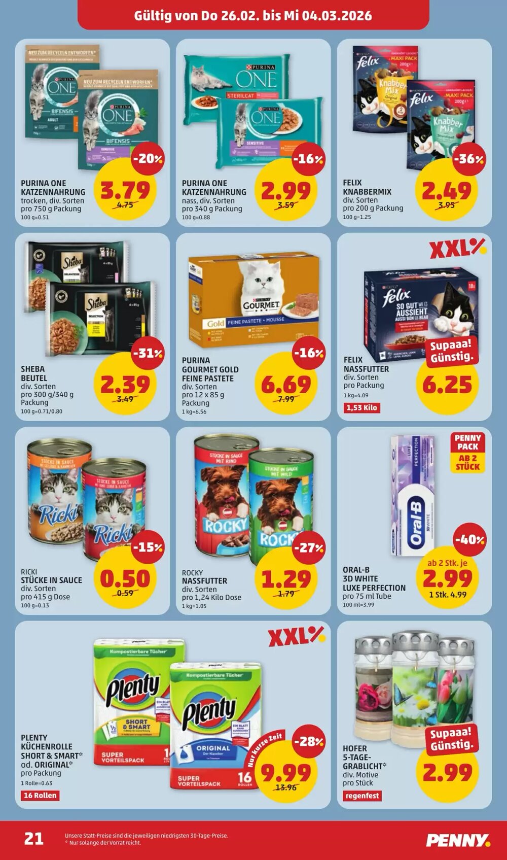 PENNY Flugblatt (ab 26.02.2026) - Angebote und Prospekt - Seite 21