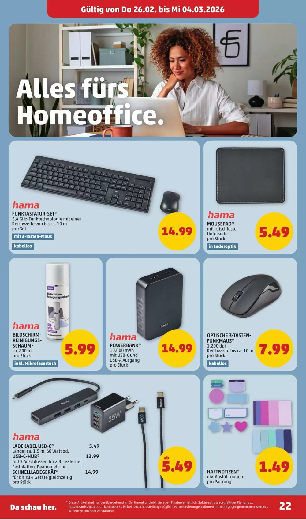 PENNY Flugblatt (ab 26.02.2026) - Angebote und Prospekt - Seite 22