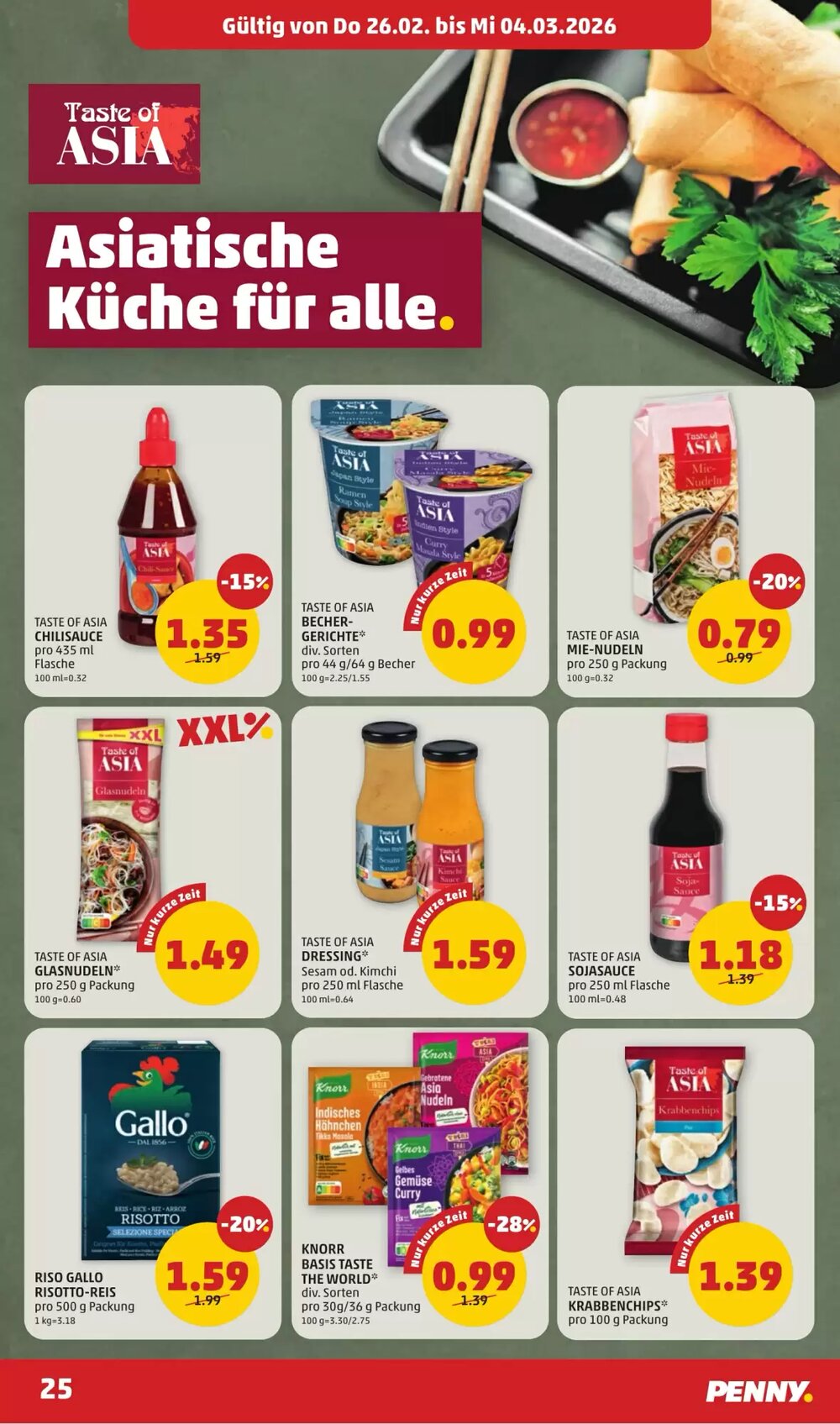 PENNY Flugblatt (ab 26.02.2026) - Angebote und Prospekt - Seite 25