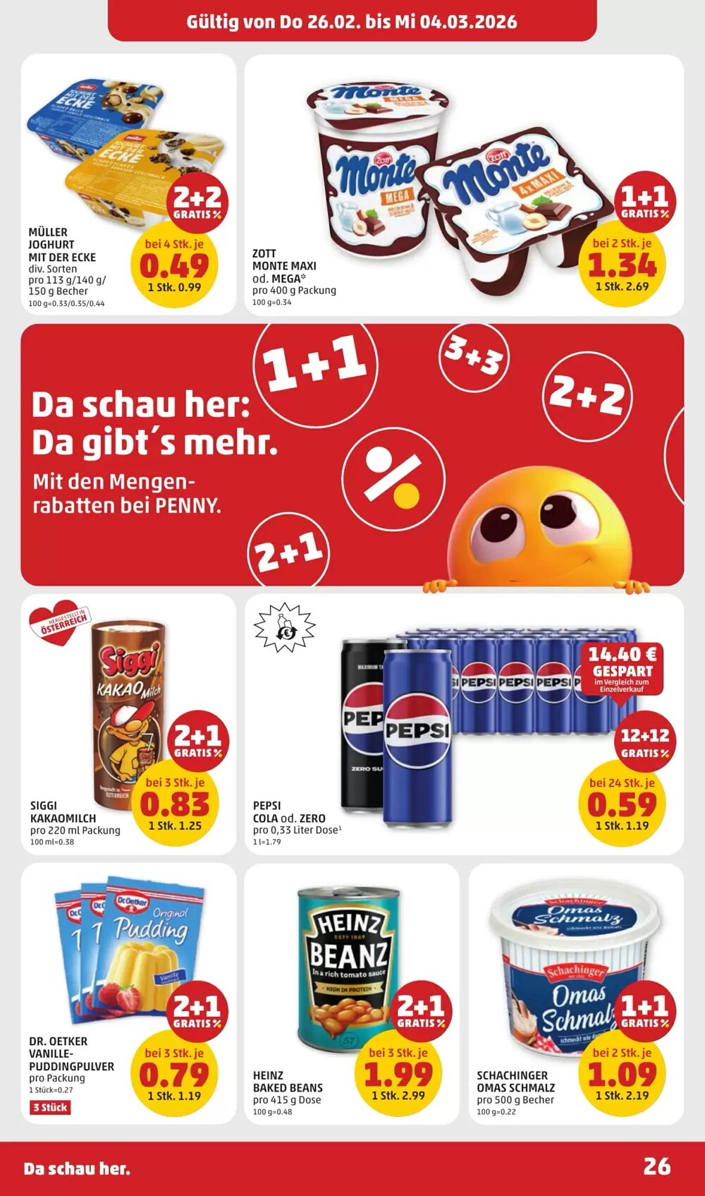 PENNY Flugblatt (ab 26.02.2026) - Angebote und Prospekt - Seite 26