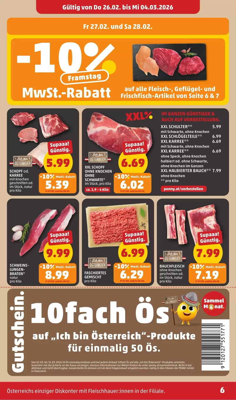 PENNY Flugblatt (ab 26.02.2026) - Angebote und Prospekt - Seite 6