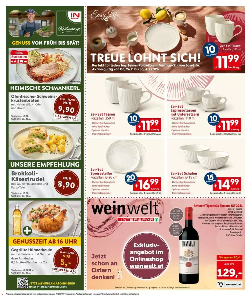 Interspar Flugblatt (ab 26.02.2026) - Angebote und Prospekt - Seite 2