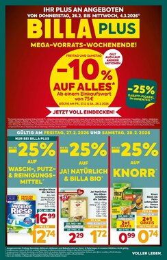 Billa Flugblatt (ab 26.02.2026) - Angebote und Prospekt