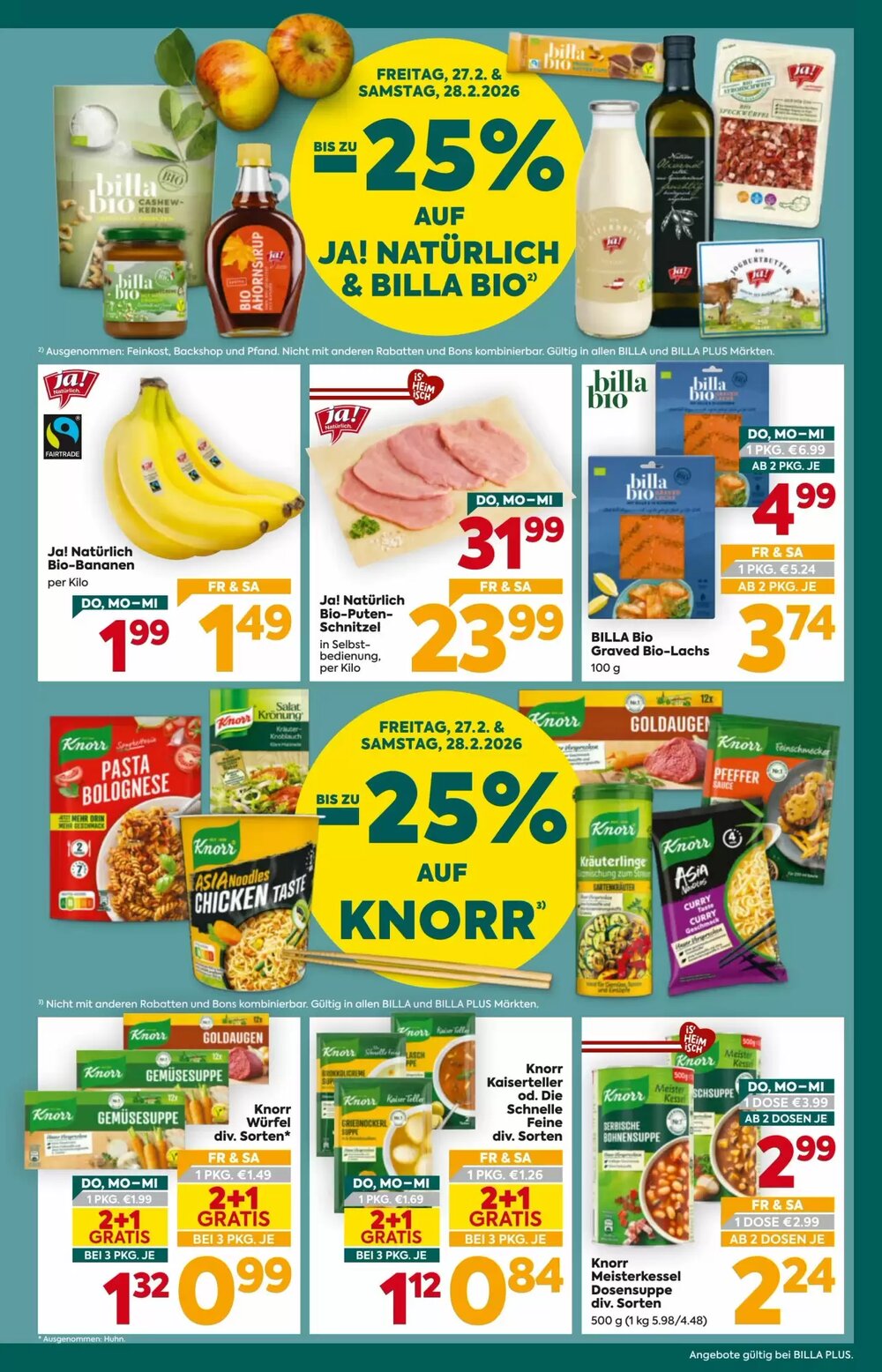Billa Flugblatt (ab 26.02.2026) - Angebote und Prospekt - Seite 3