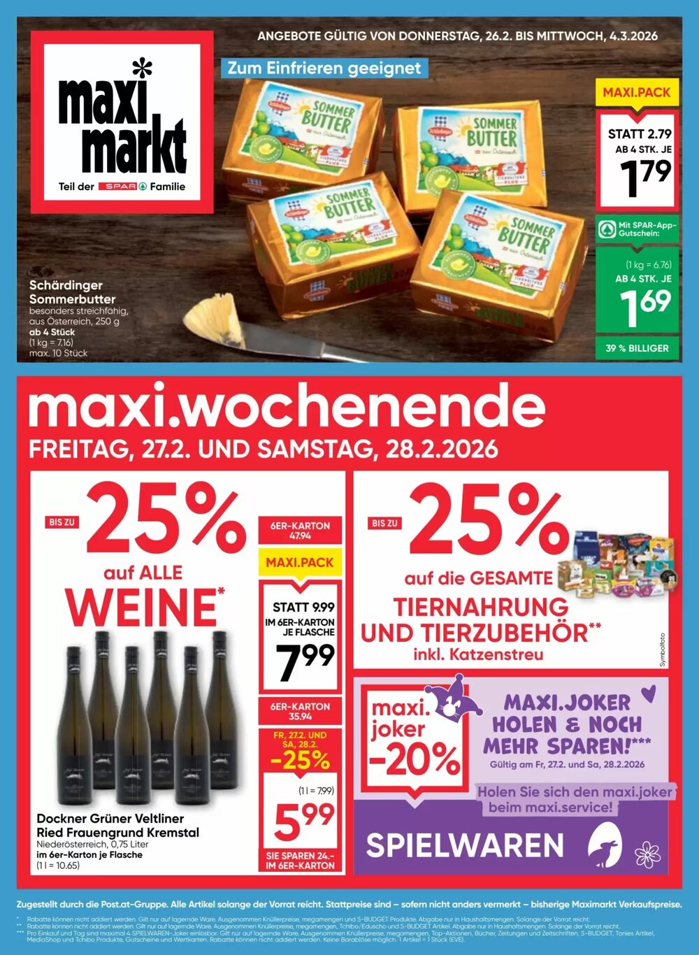 Maximarkt Flugblatt (ab 26.02.2026) - Angebote und Prospekt - Seite 1